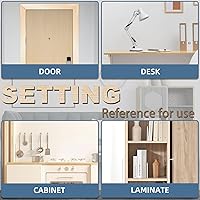 Vista 7 de Bandas de borde de abedul, rollo de bandas de borde de madera de 3/4 pulgadas x 50 pies, bandas flexibles de chapa, cinta de madera para reparación