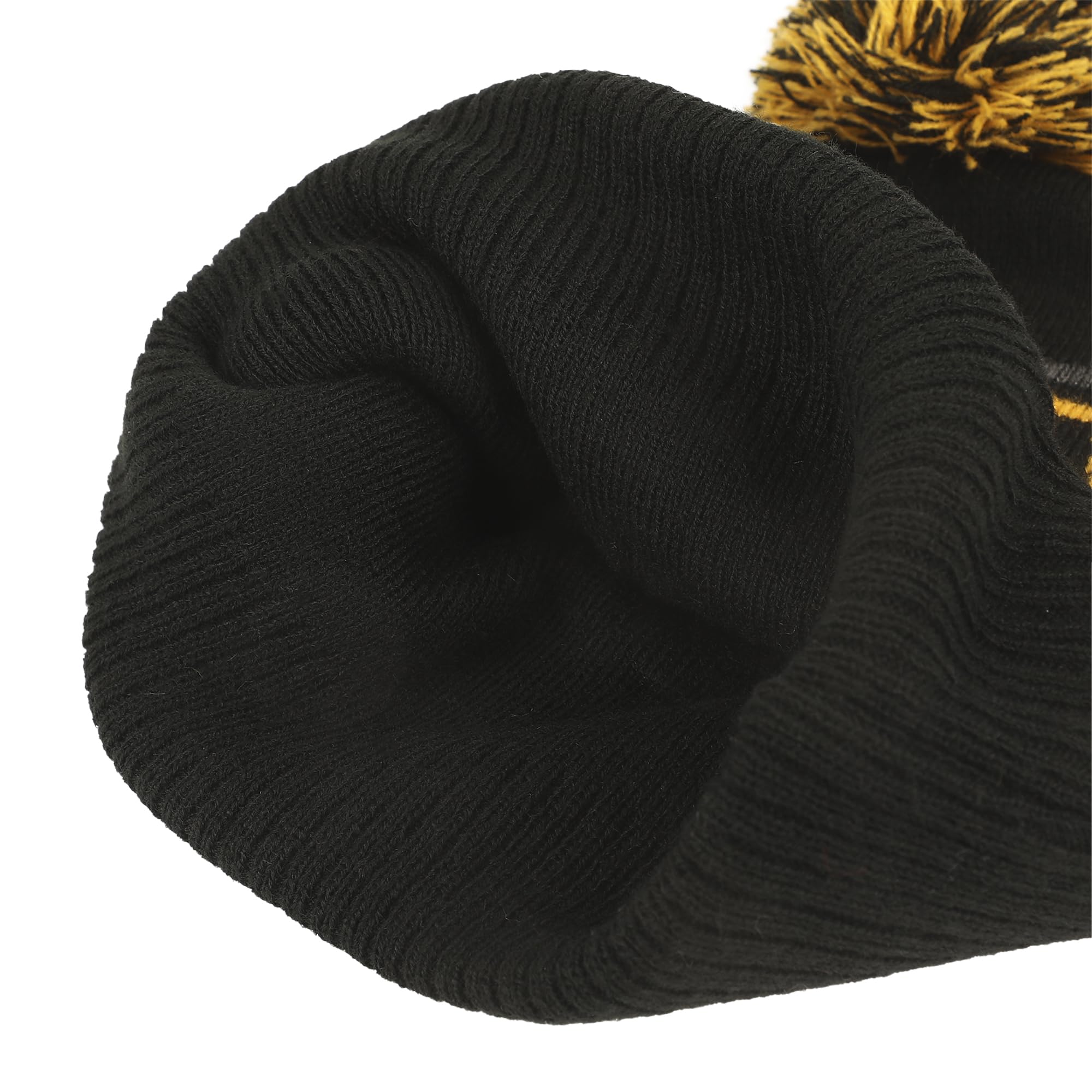 Bioworld Batman Logo & Name Text Black Cuff Beanie