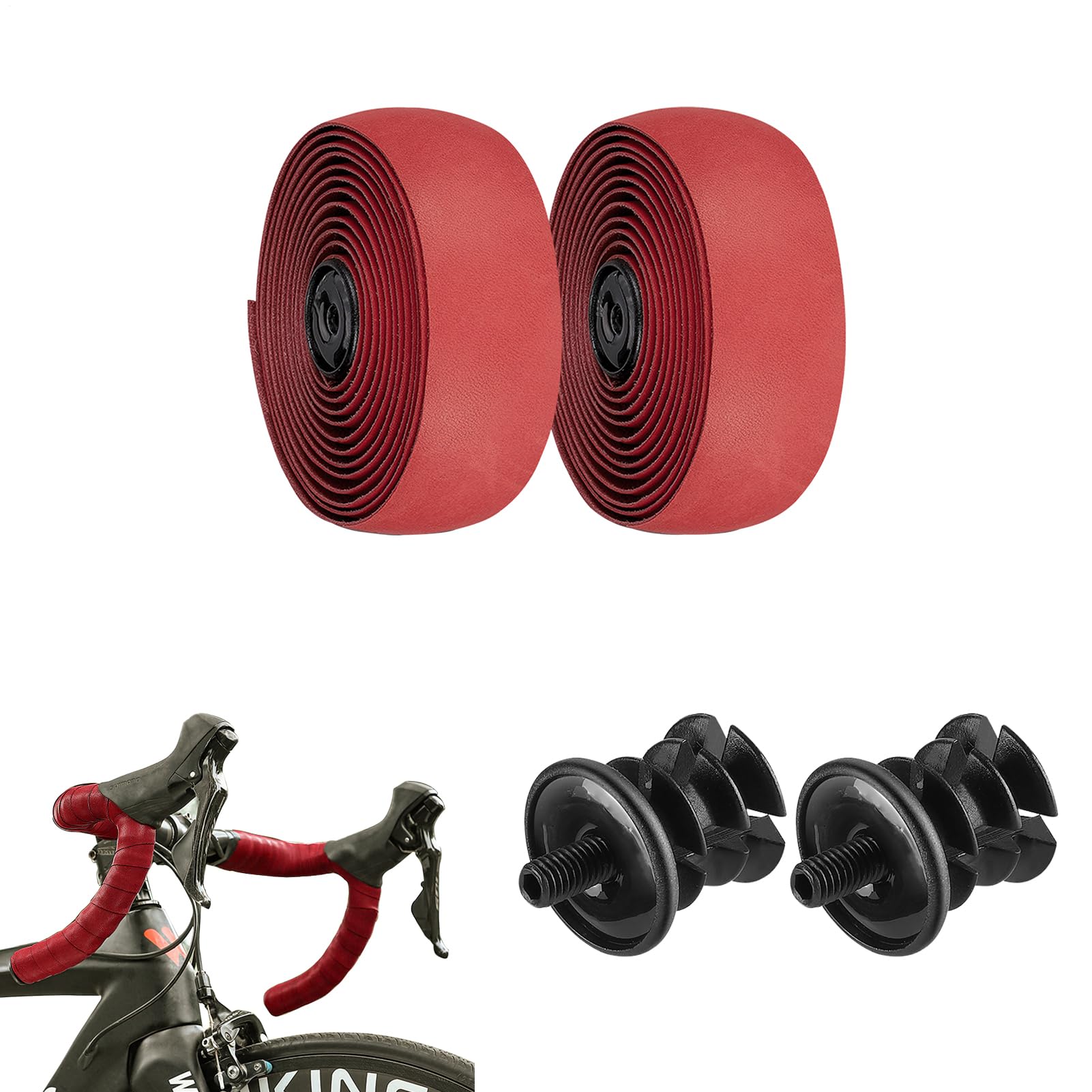 Nastro Manubrio Per Manubrio Manubrio Bici 2 Pezzi Protezione Maniglia