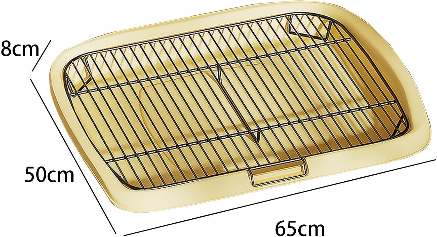 Dog Potty Tray for Small and Medium Breeds - Indoor Training Solution, Yellow XL