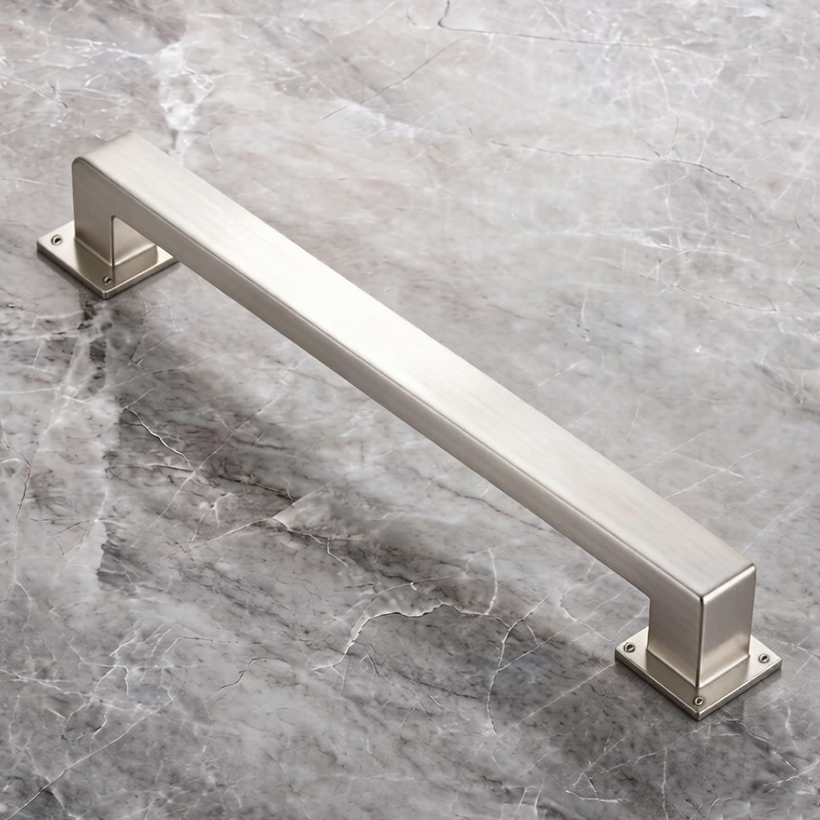 Liyadolaam Women's One Color Modern Staircase Banister Railing Metal Square Stainless Steel Grab Bar For Wall 3Ft 5Ft 7Ft 8Ft 9Ft Long Safety Non-Slip Guardrails For Indoor And Outdoor Areas(13Ft/390Cm)