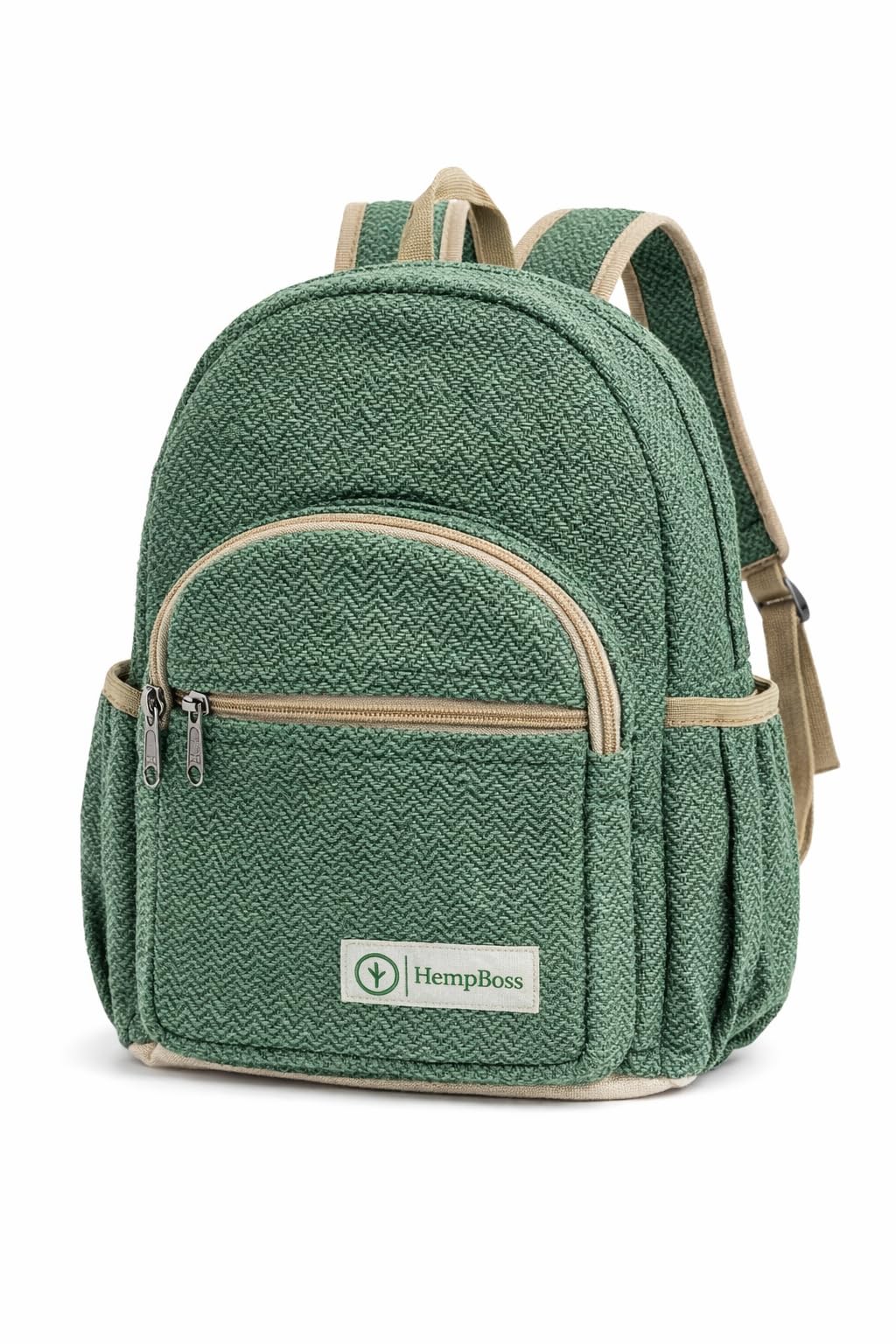 Eco-Friendly Backpack for Women & Men – 50% Hemp 50% Cotton Blend, Lightweight & Durable Mini Backpack, Stylish Casual Daypack for Travel, College & Daily Use with Multiple Pockets-image-48