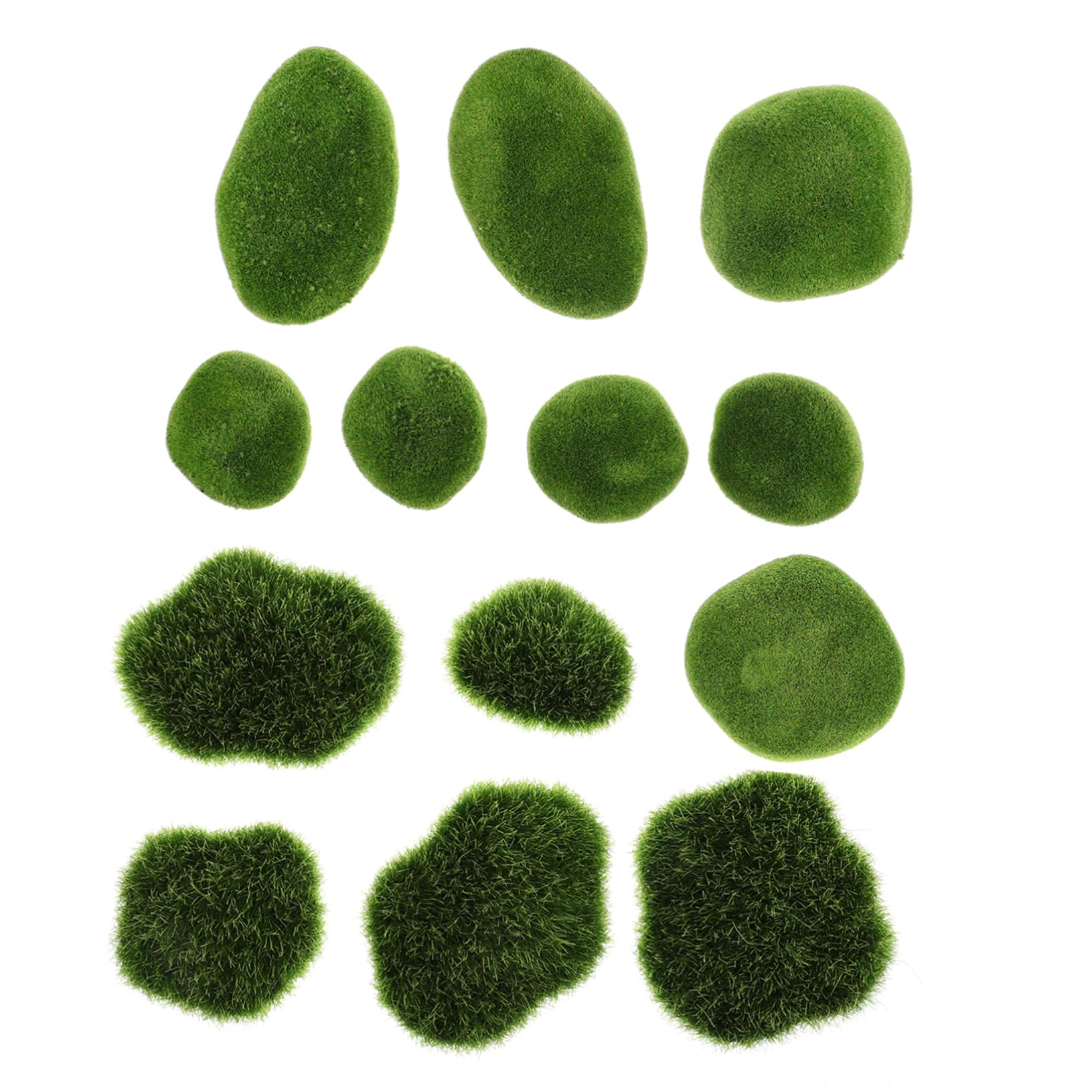 Cabilock 39 Uds Piedra De De Musgo Piedra De Musgo Adorno De Simulada Micro Falsa Artificial Decoración De De Imitación Micro Decoración De