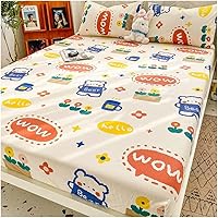 Vista 15 de Sábanas bajeras suaves 100% algodón, tamaño Super King, ropa de cama de tela suave y cómoda, bolsillo extra profundo de hasta 8 pulgadas