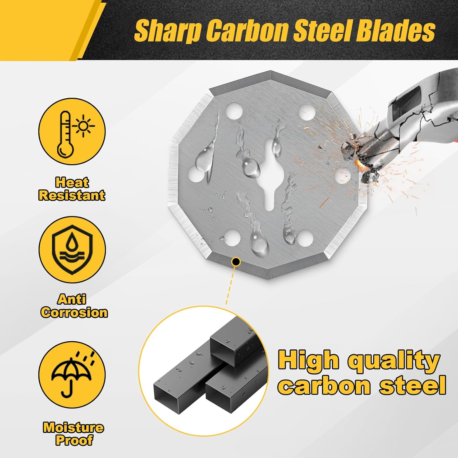 2 Pack Replacement Rotary Blades Fit for SnapFresh 4V Electric Scissor, Fanttik C8 Nano 3.7V Cordless Electric Scissor,Power Rotary Cutter Blades for Cloth, Cardboard, Leather, Carpet