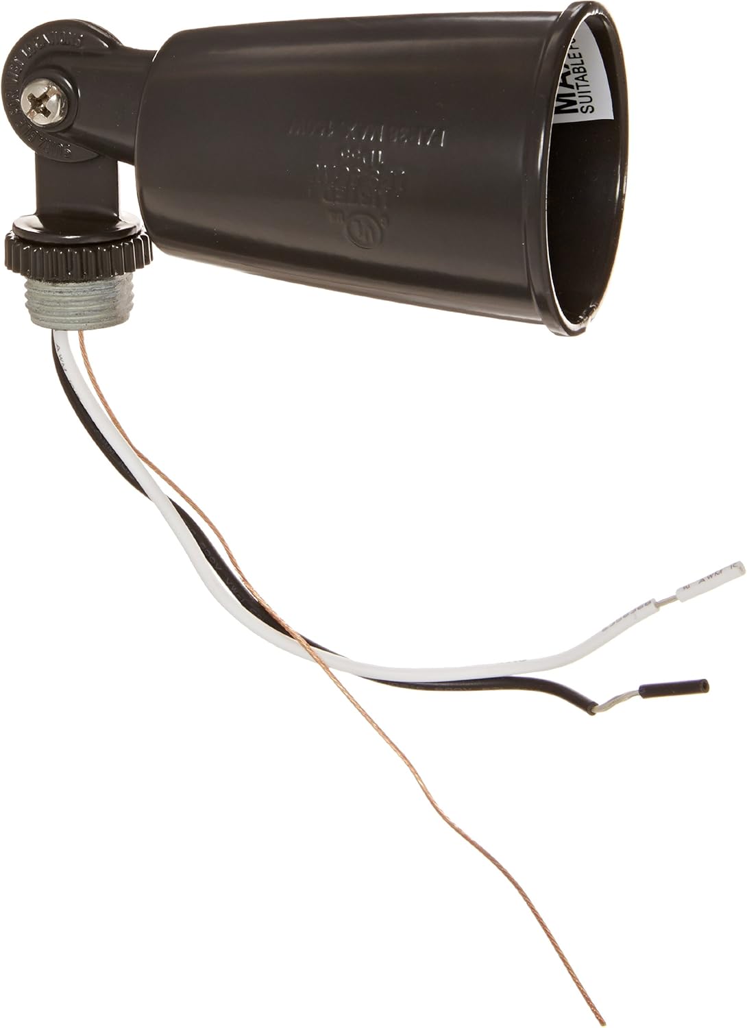 RAB Lighting R90A Par Holder Floodlight, Aluminum, 150 Watts Power, Bronze Color