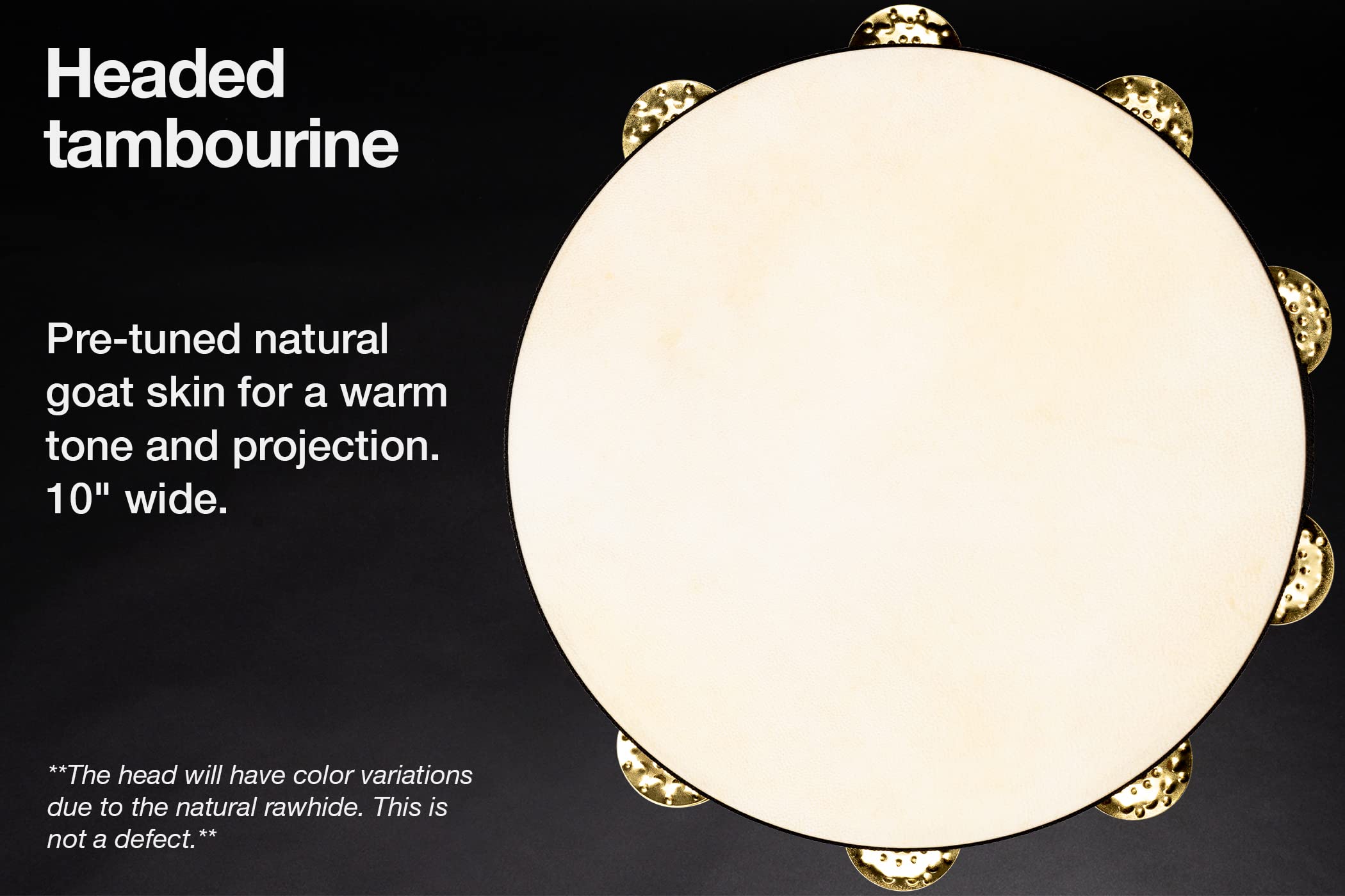 MEINL CTA2VMWB Compact Hammered Nickel Steel Brass，Walnut rows，Mixed