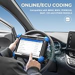 TOPDON Phoenix Lite 2 Scanner, ECU Coding Scan Tool, Bi-Directional Diagnostic Scanner, 34+ Reset Services, OE-Level Full Systems, VAG Guided, AutoAuth for FCA SGW, CAN FD, 2 Years Free Update