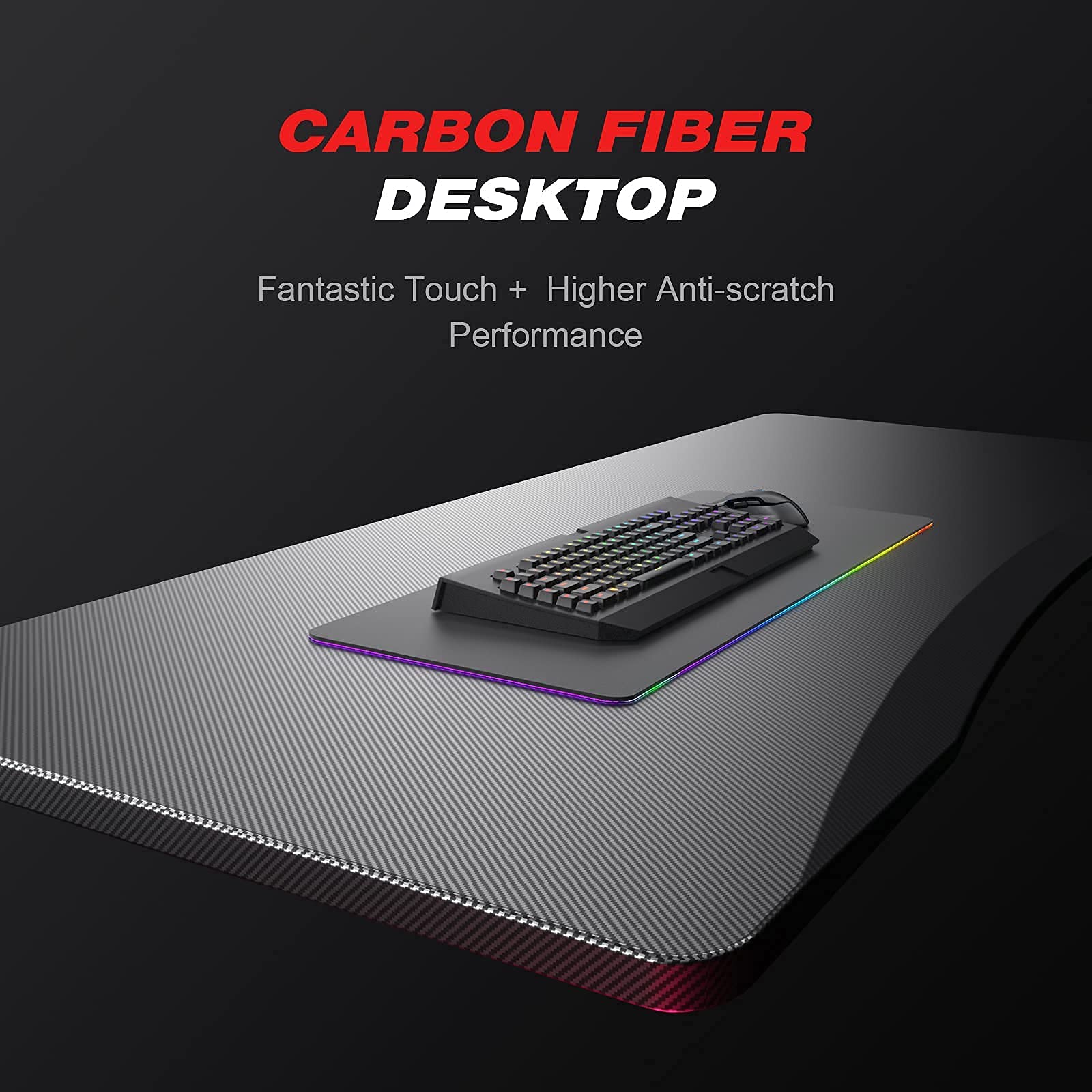 GTRACING Gaming Desk,Gaming Table with Monitor Stand,Professional Z