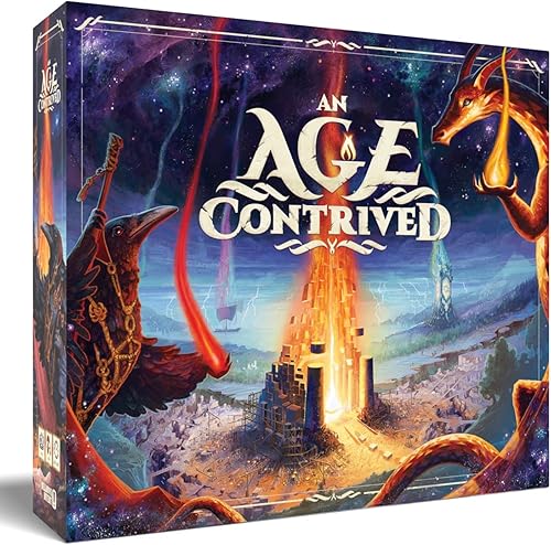 an Age Contrived Juego de mesa competitivo de construcción de motores y dioses de fantasía Fabricado por Bellows Intent (Edición Core)