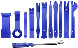 CAVLA 12点セット 内張り剥がし 外し工具 パネルはがしパワーシード 脱着工具 クリップクランプツール (ブルー) (12)