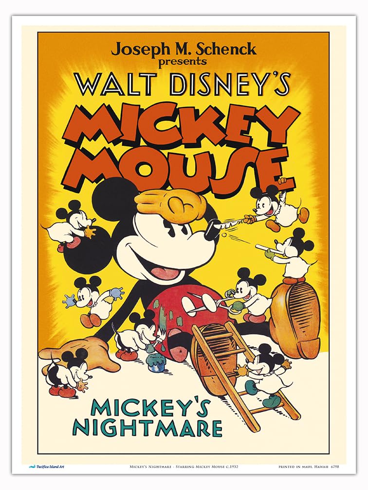 Amazon.com: Mickey's Nightmare - Starring Mickey Mouse - Vintage