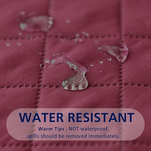 Miniatura 6 de YuppieLife Funda reversible para sofá, funda protectora duradera y antideslizante para muebles, para mascotas, perros, niños, sofá biplaza de 46