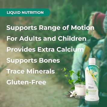 Youngevity Beyond Osteo-FX Liquid 32 oz - Calcium & Magnesium 1200/300mg + Vitamin D3, Zinc, MSM, Glucosamine + 77 Trace Minerals - Supplement for Bone Health (32 fl oz - Pack of 4)