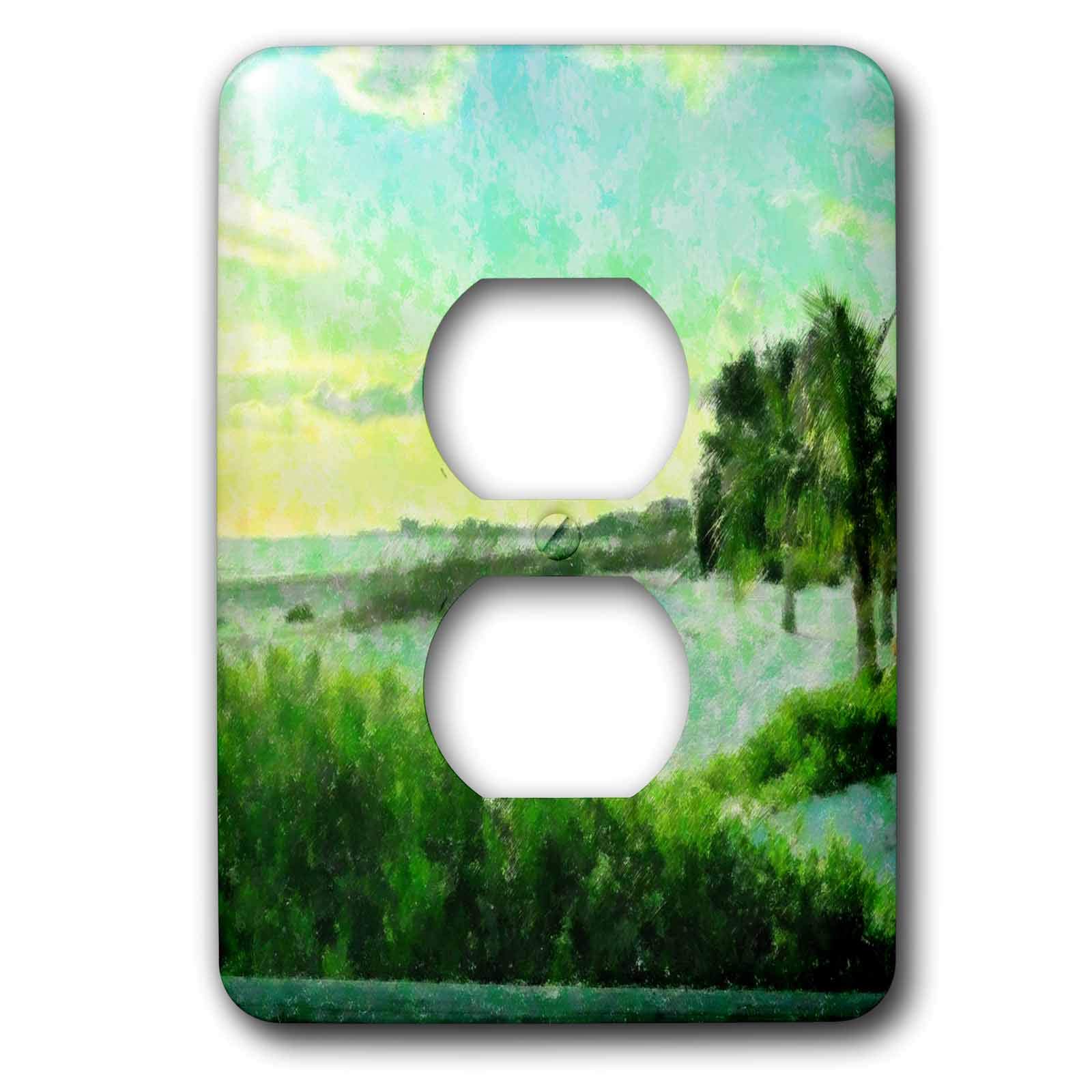 Plage Time Ends plaque de finition 2 prises pour masquer les trous muraux