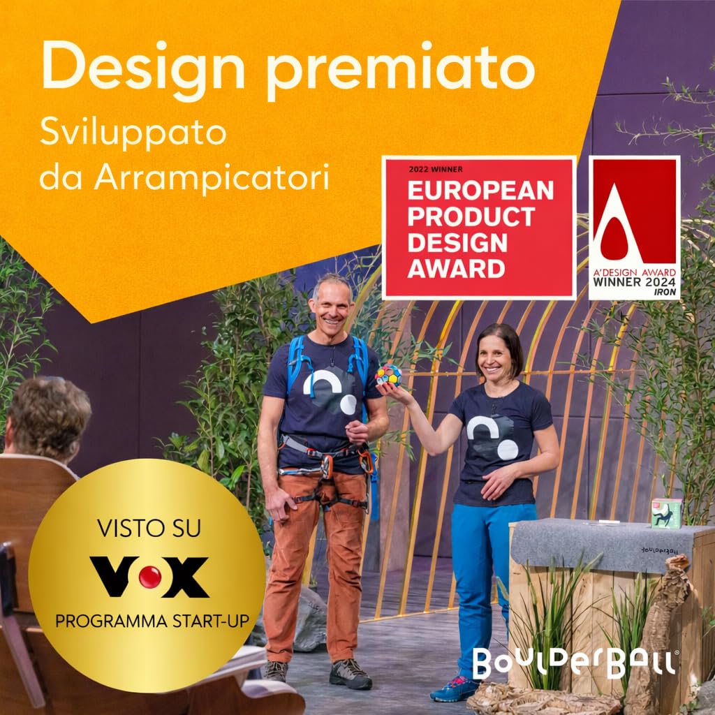 Basic Palla da Arrampicata 3D, novità Mondiale, nello Spazio più Piccolo - concentrazione, creativià e destrezza