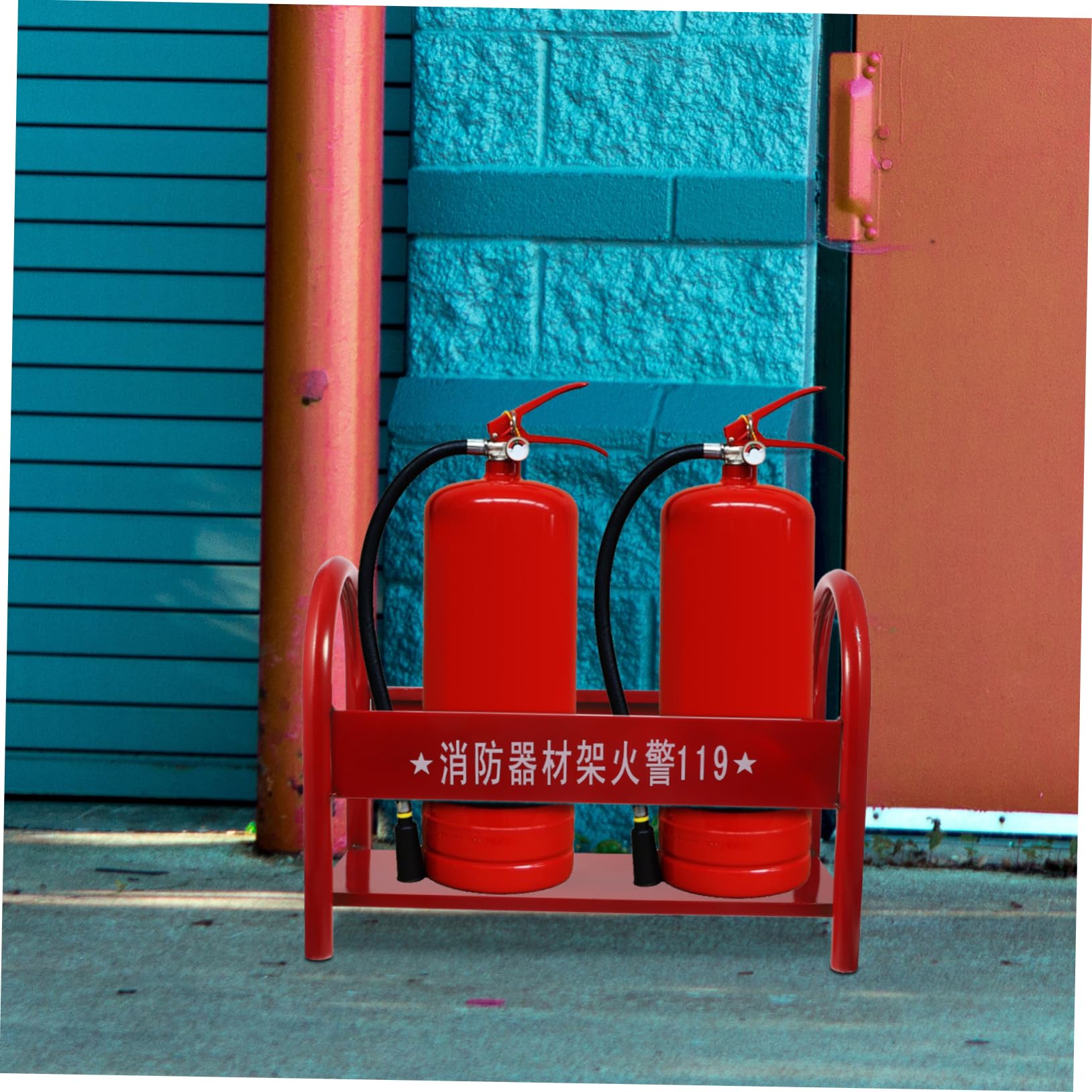 ABOOFAN Soporte De Extintor De Incendios Estante Metálico Soporte Resistente Para Extintor De Incendios Para Oficinas Edificios Almacenes