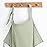 Blissful Diary Muslin Nursing Cover for Breastfeeding, Breathable Breastfeeding Cover up with Arch Neckline for Women, Nursing Apron(Sage Green)