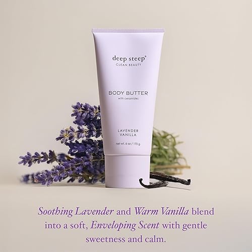 Miniatura 4 de Deep Steep Mantequilla corporal, 6oz (vainilla de lavanda)