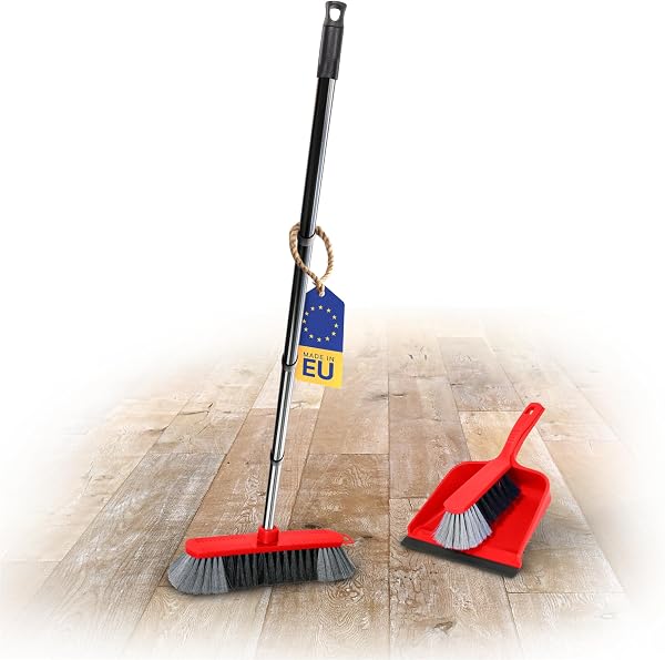 Novaliv Escoba de madera de 30 cm