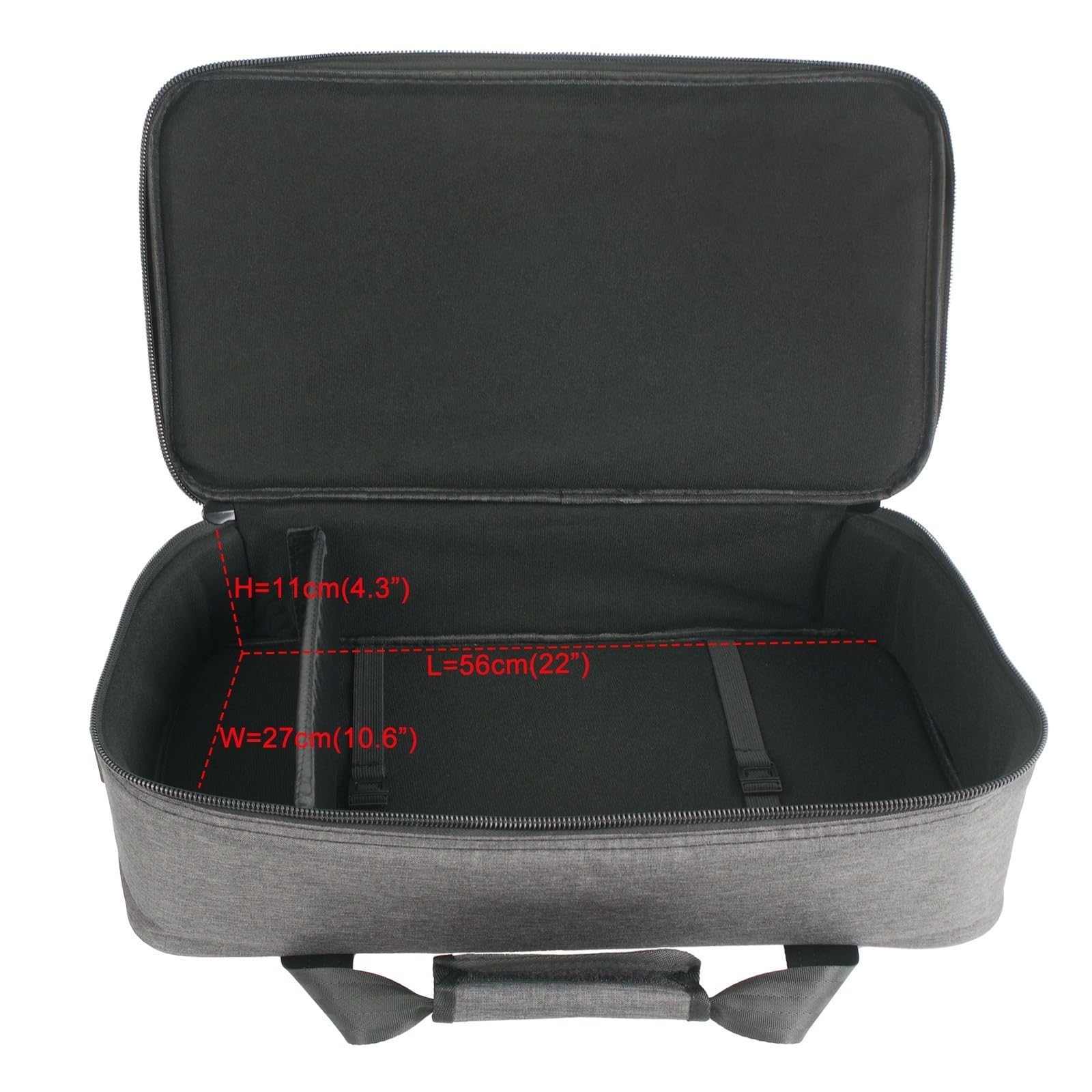 Borsa per il trasporto compatibile con i pedali multieffetto per chitarra Boss ME-80 / GT-1000 / GX-100 / ME-90, borsa portaoggetti per pedaliera con scomparto per cavi,Pacchetto multieffetto portatil