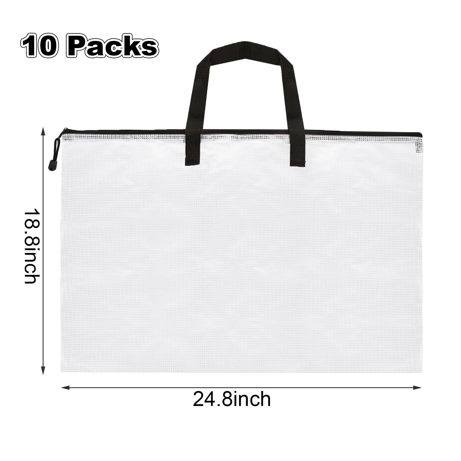 JMIATRY Lot de 10 pochettes en plastique pour posters - 45,7 x 61 cm