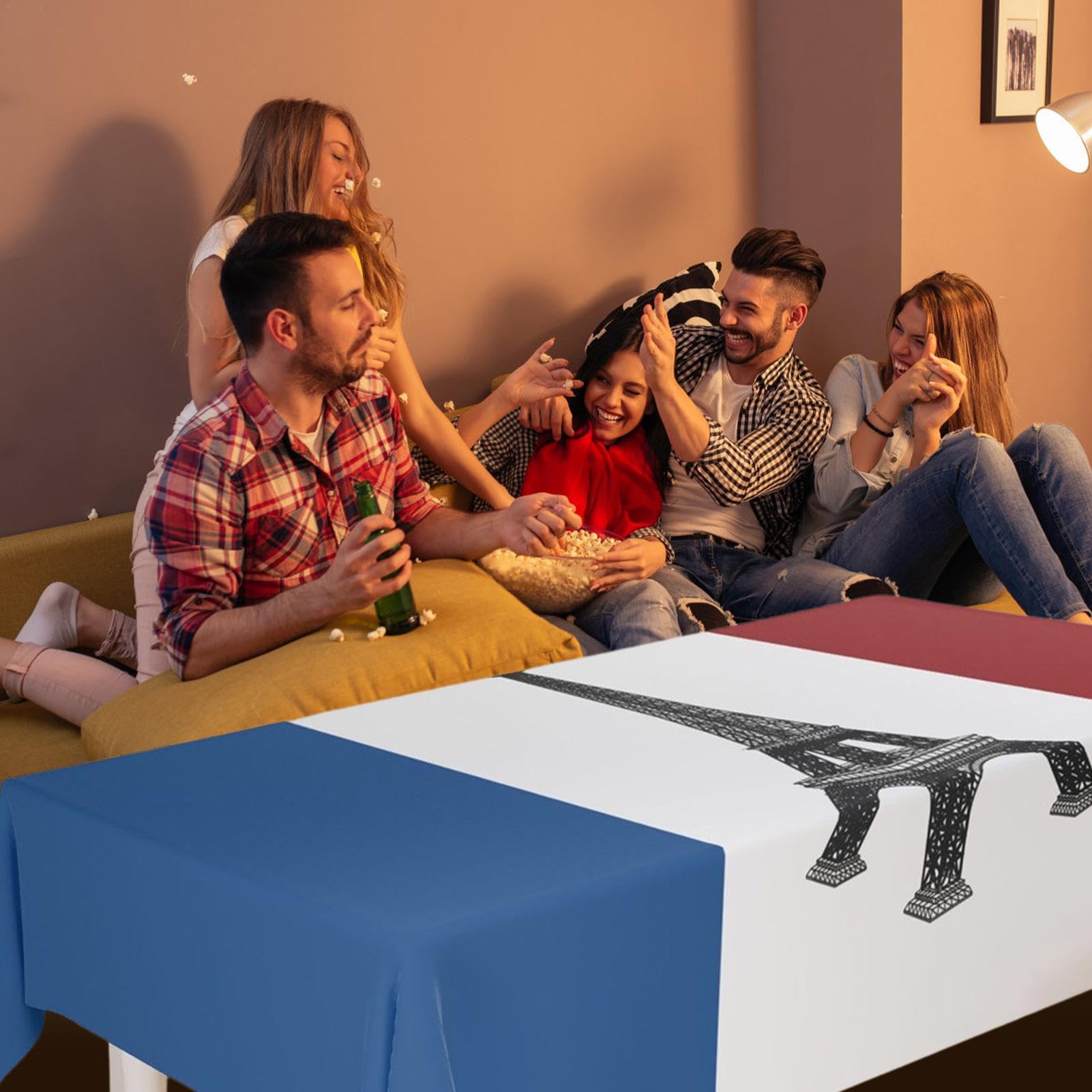 Französischer Flaggen-Tischläufer Für Party & Deko – Paris-Thema, 30,5 X 183 Cm, Bastille Day Oder Einfach So, 2 Stück Paris Deko Tischläufer