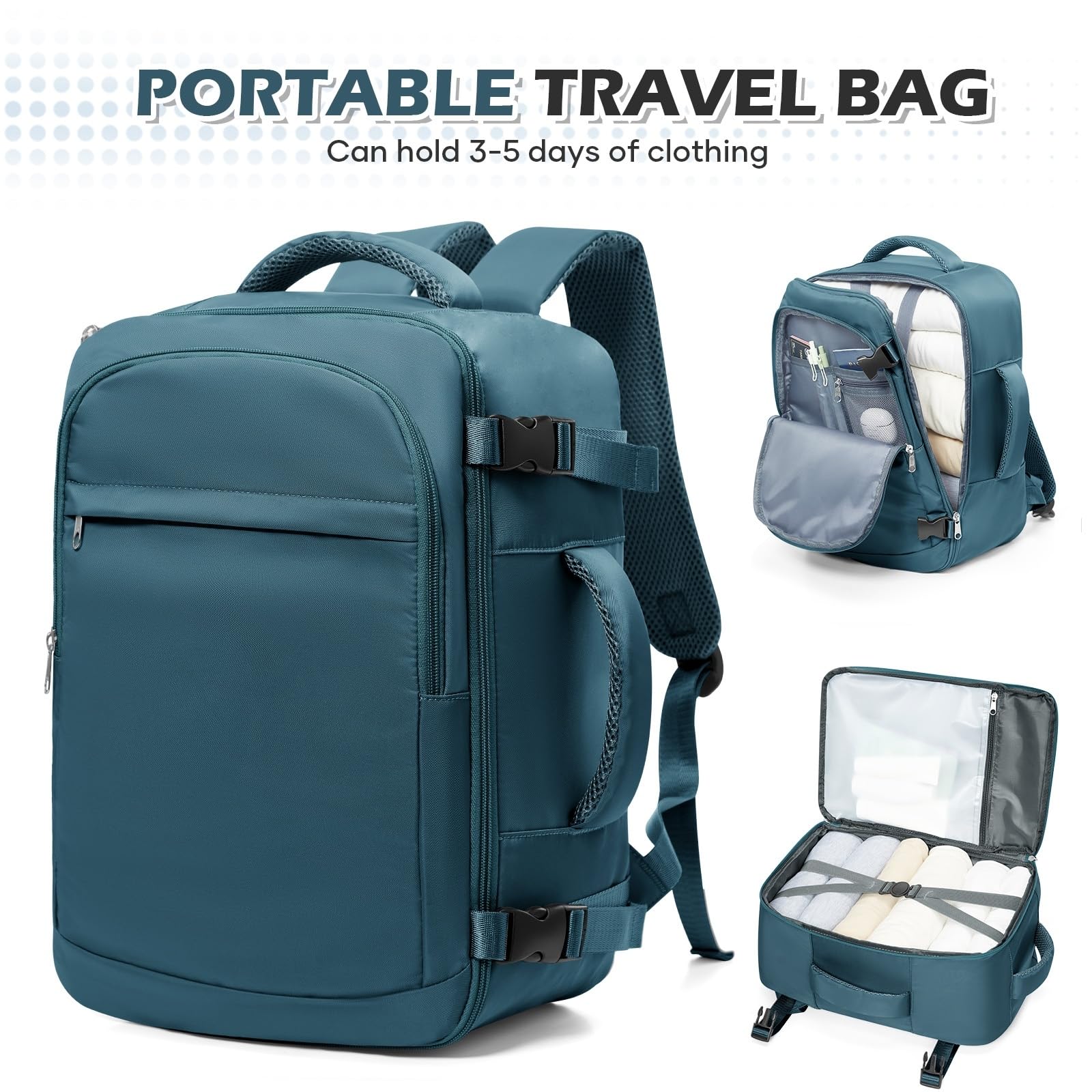 Mochila escolar Zaino Da Viaggio Cabina 15,6 Pollici Per Gli Uomini, Adatto A 40x30x20, Portatile Di Grande Capacità Viaggi D'affari E Uso Universitario-black-china Mainland