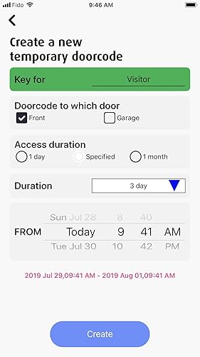 Miniatura 8 de GBF Kit de sistema de intercomunicación inteligente para teléfono y timbre de puerta, 1080P HD, teclado inteligente, un monitor táctil de 7 pulgadas