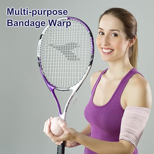 Miniatura 6 de 24 Pack Elastic Bandage Wrap (6x2”, 6x3, 6x4, 6x6) Compression Bandage Wrap with Hook and Loop Closure on Both Ends Self Adhesive Bandage Wrap for
