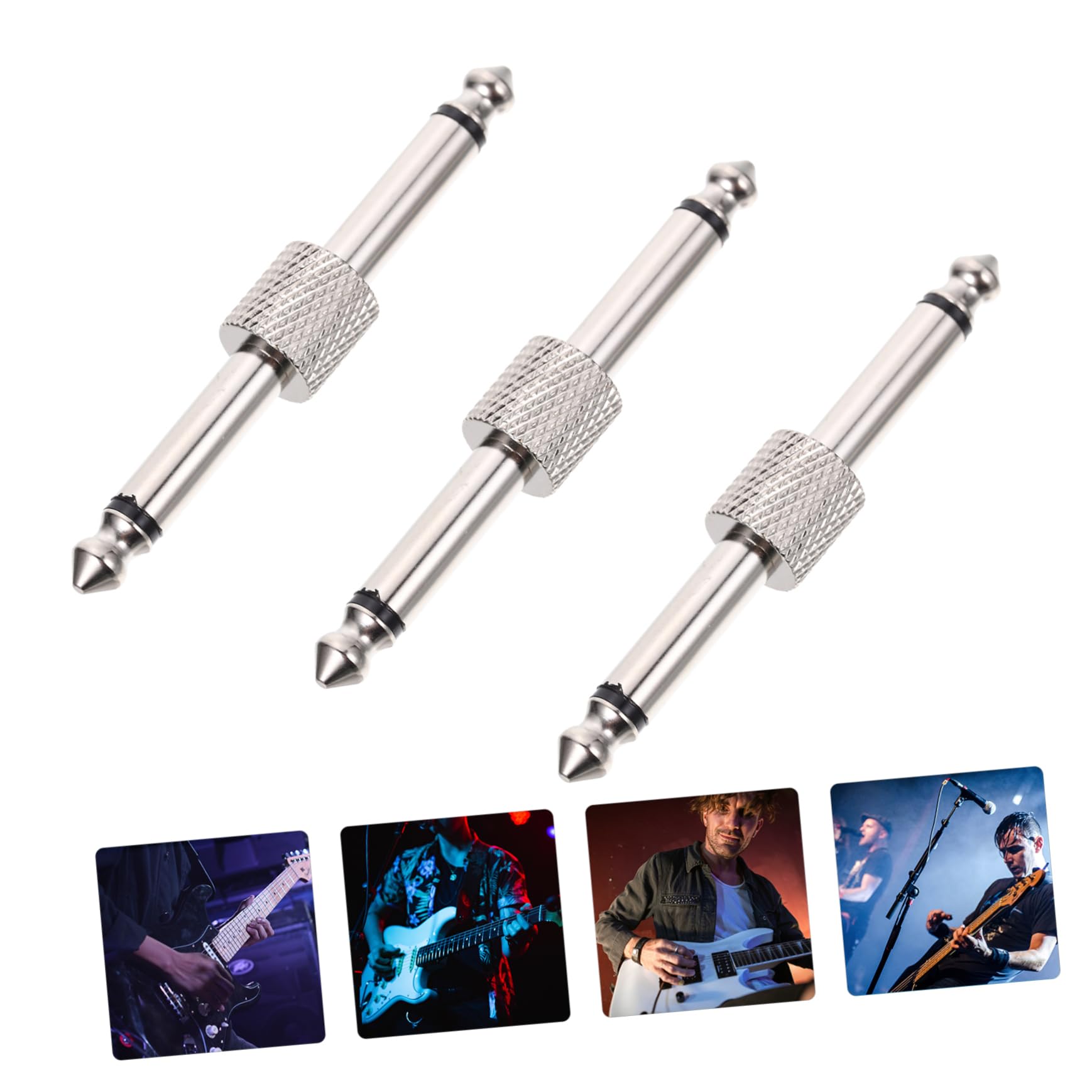 ibasenice 15stücke Gitarrenpedal Verbindungsadapter Audio-koppler Für Effektpedale Nickelbeschichtet Einfache Installation Optimal Für Pedalboards