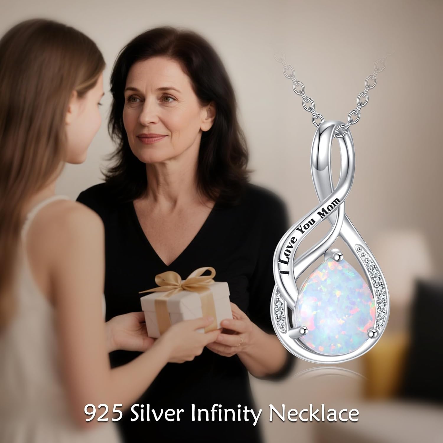 KZX Celtic Knot Necklace 925 Sterling Silver Round Celtic Pendant Luck Irish Jewelry Gifts for Women
