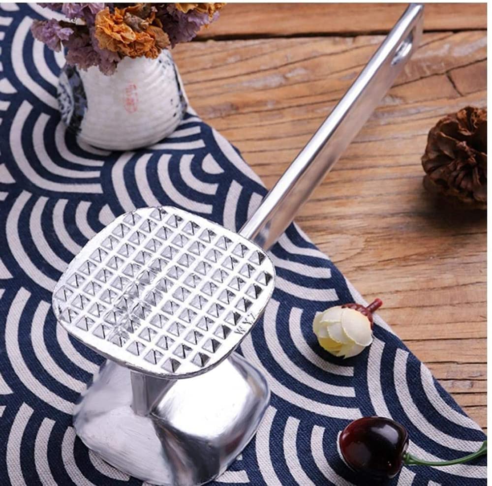 KitchenCraft - Attendrisseur de Viande/Marteau à Viande en Aluminium, Manche en Acier Inoxydable, 28 cm