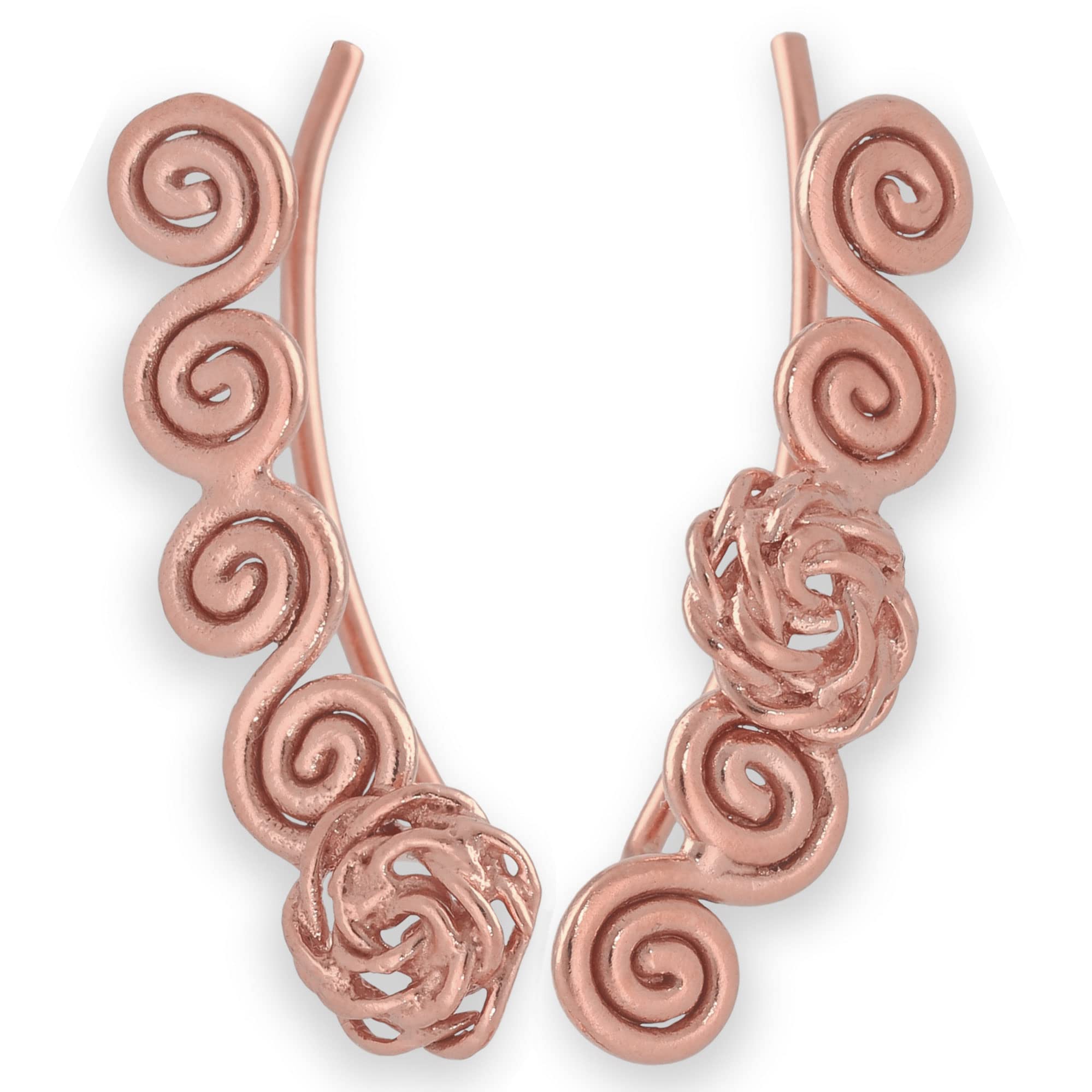 Handmade geschenk für sie Sterling Silber Spirale Ohr Kletterer Ohrringe,griechischer Schmuck ungewöhnliche Ohrringe, kleine Ohrstulpe Ohrringe Ohrstulpe Ohrstulpe
