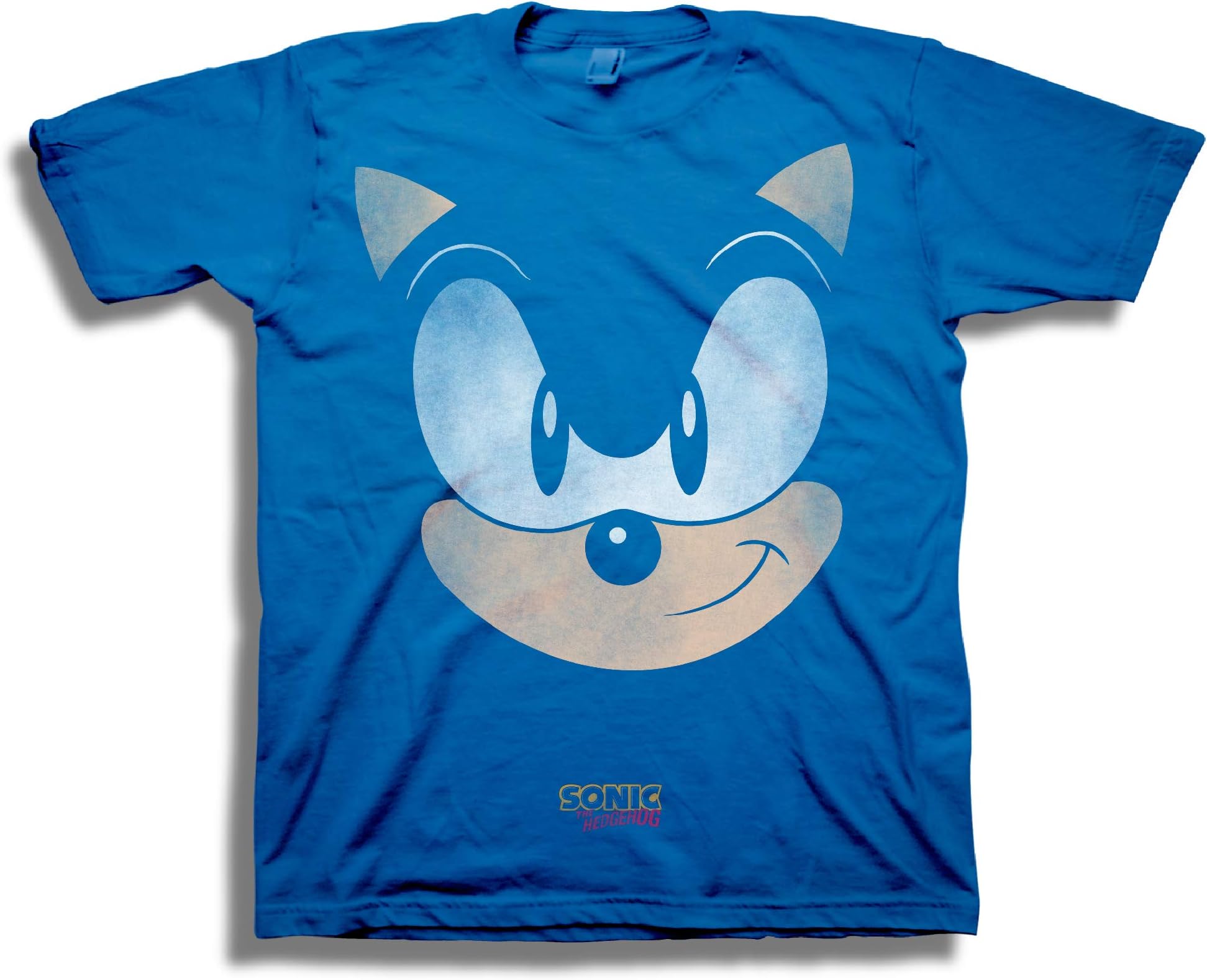 Boys' Sonic The Hedgehog Big Face Short Sleeve Tshirt