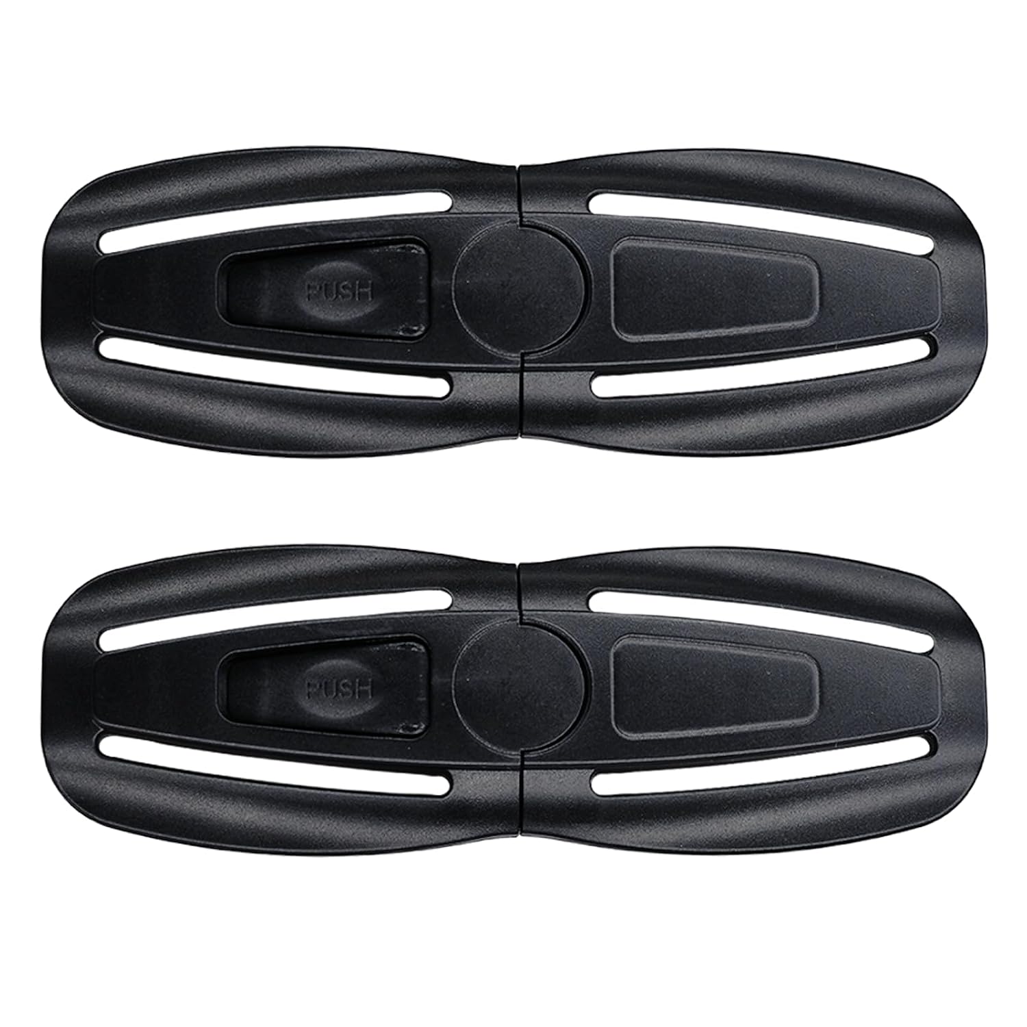 LiXiongBao Seat Chest Harness Buckle Lock Stroller Chest Buckle Universal Replacement Part,Seat Chest Harness Buckle Parts (Black)