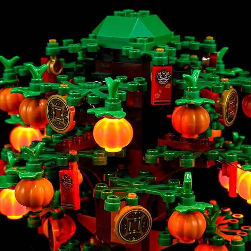 Miniatura 7 de BRIKSMAX Kit de iluminación LED para árbol de dinero LEGO-40648 - Compatible con el modelo Lego Building Blocks - No incluye juego Lego