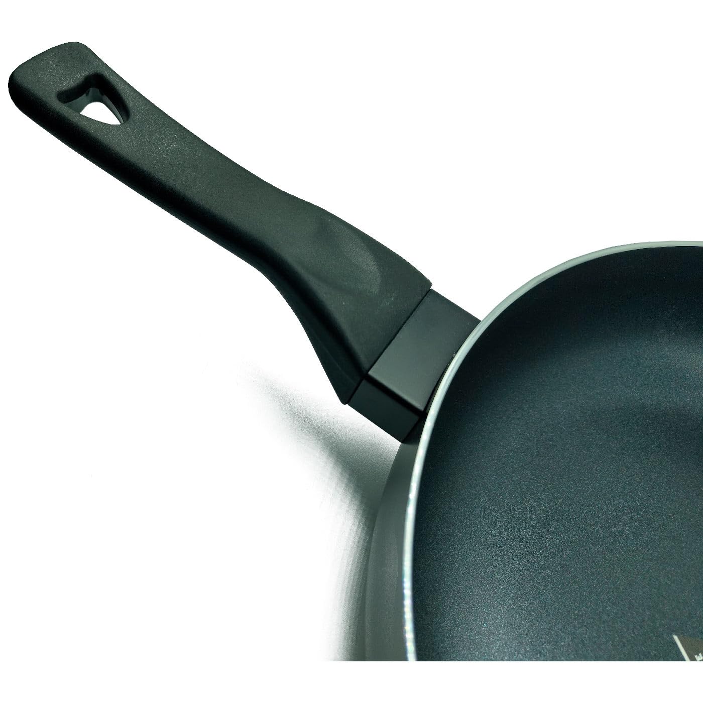 Tradineur - Sauteuse Poêle profonde à induction rapide anti-adhésive, avec manche en silicone, convient pour induction, gaz, électricité et vitrocéramique, Ø 32 cm