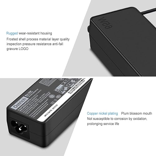 Miniatura 3 de Cargador para Lenovo Laptop Computer 65W 45W USB C Adaptador de corriente rápida