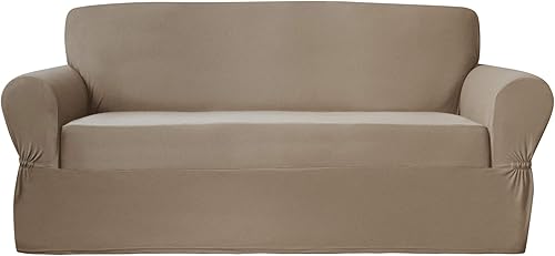 Miniatura 7 de Zenna Home, Funda para muebles bronceados funda elástica para sofá de 1 pieza (EFCSSTTN)