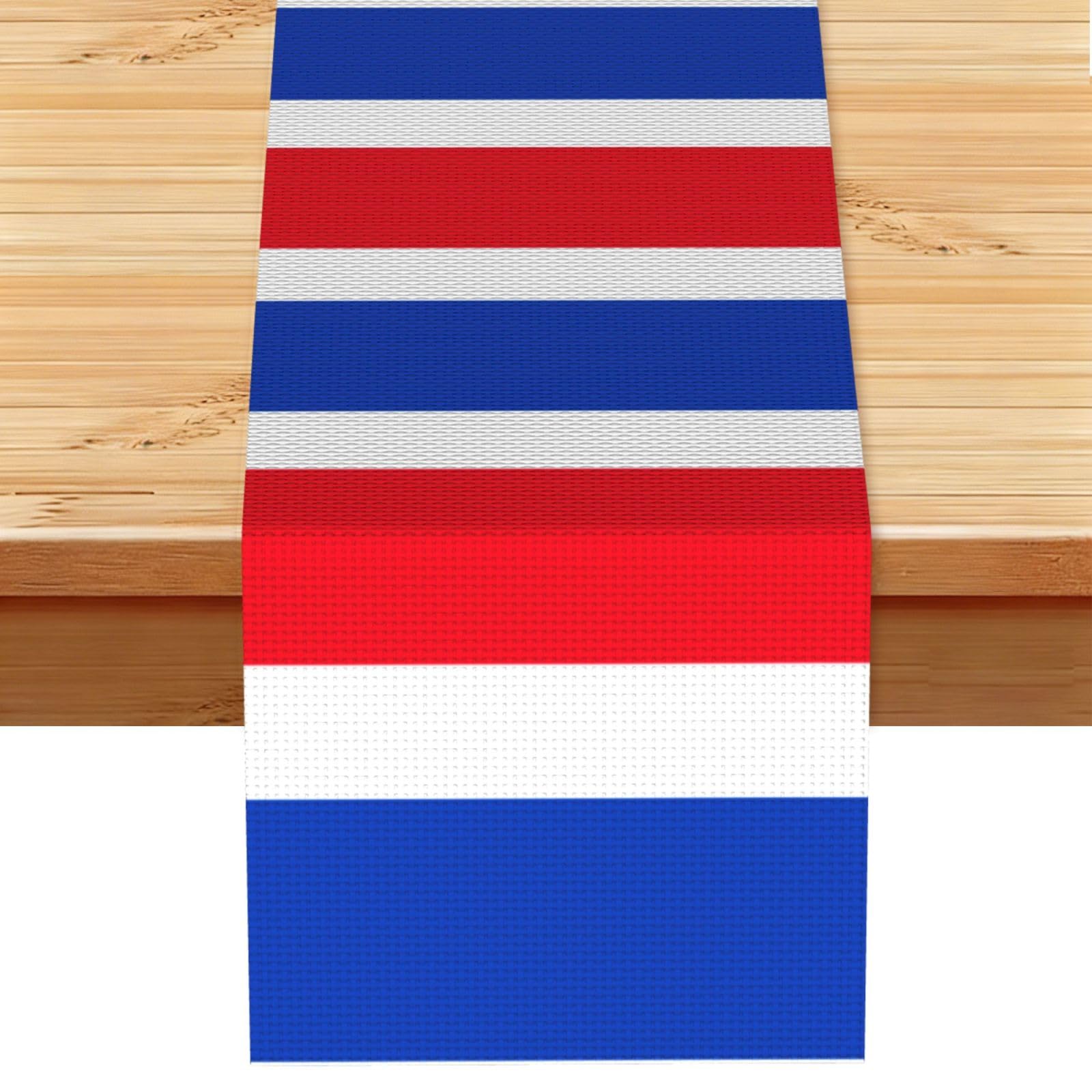 Flag of the canton of Schleswig-Holstein Print Table Runner World Cup-Themed Dining Table Decor for Coffee Dining Table and More
