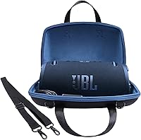 Vista 2 de co2CREA Estuche rígido de repuesto para altavoz portátil JBL Xtreme 3 / Xtreme 2 (funda negra + interior azul)