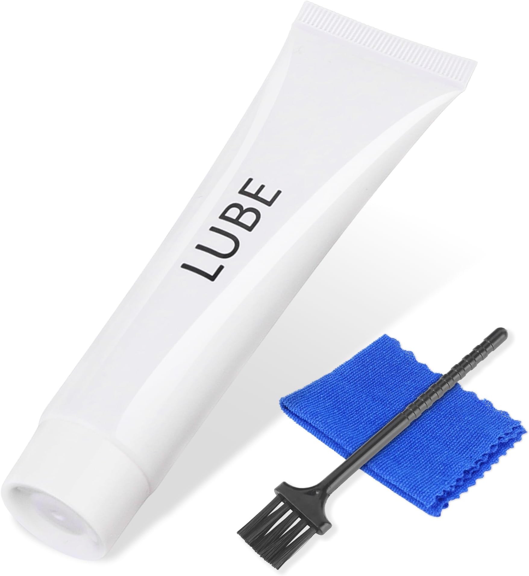 Fitness Treadmill Tube Of Tread Belt Deck Lube For Spirit Sole Treadmill, Silicone Lubricant Oil Maintenance P/N N020001, With Cleaning Cloth And Brush