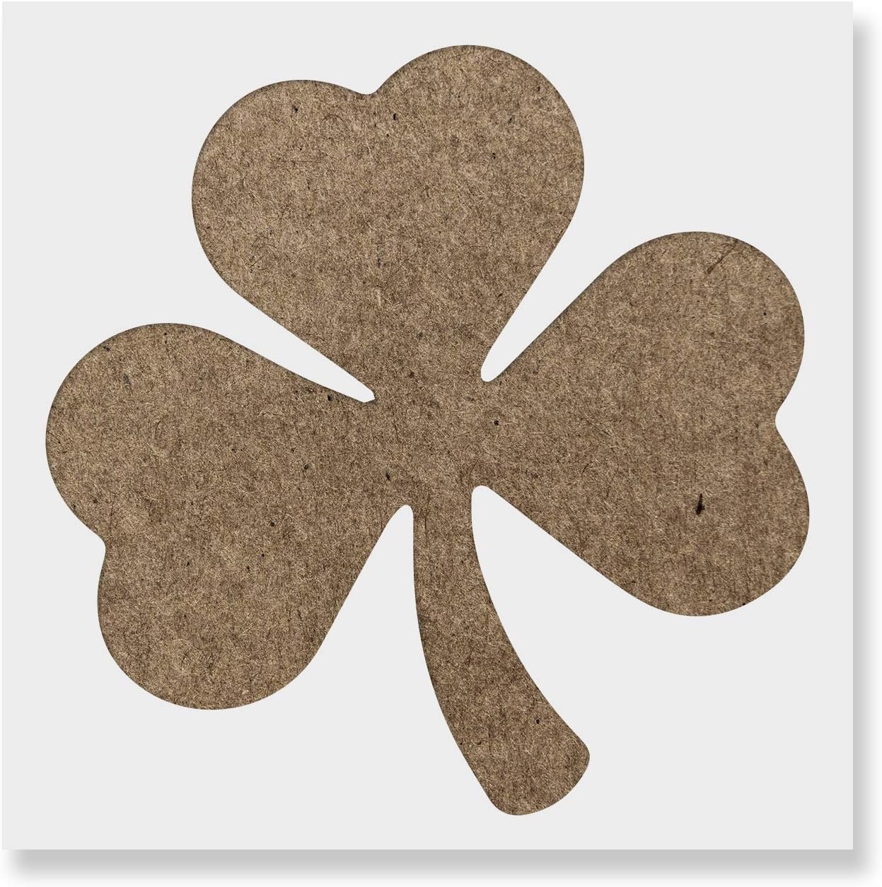 Shamrock Stencil - Green Shamrock Art, Clover Stencils