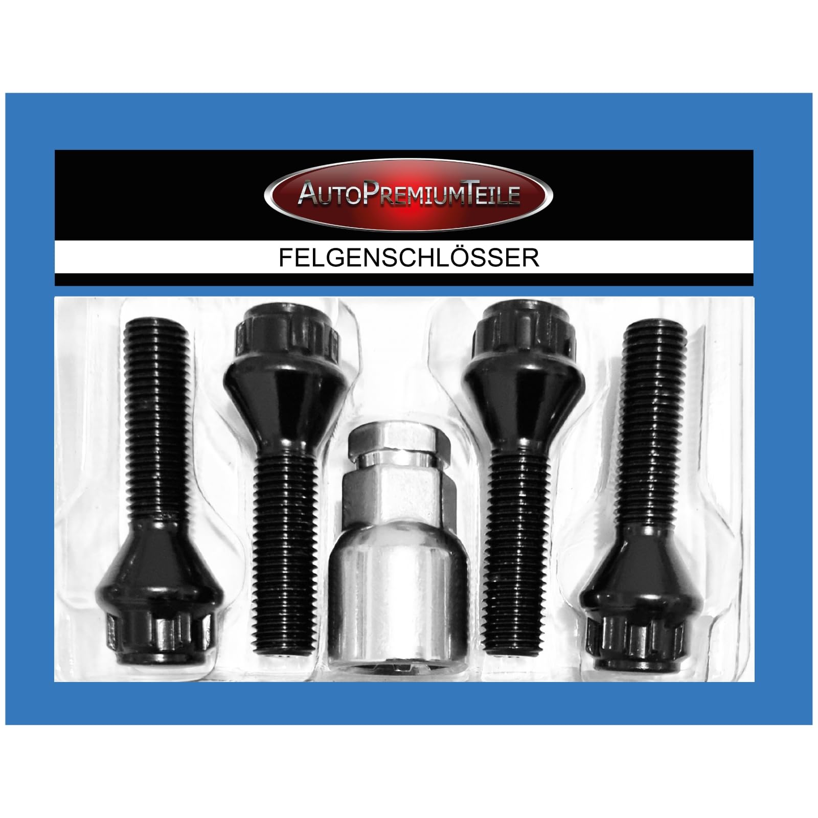 Blokada do felg M12 x 1,5 x 35 mm, taśma stożkowa 60°, 4 czarne zamki do felg, zestaw 4 sztuk, zabezpieczenie felg, zabezpieczenie przed kradzieżą, zabezpieczenie kół, śruby kół