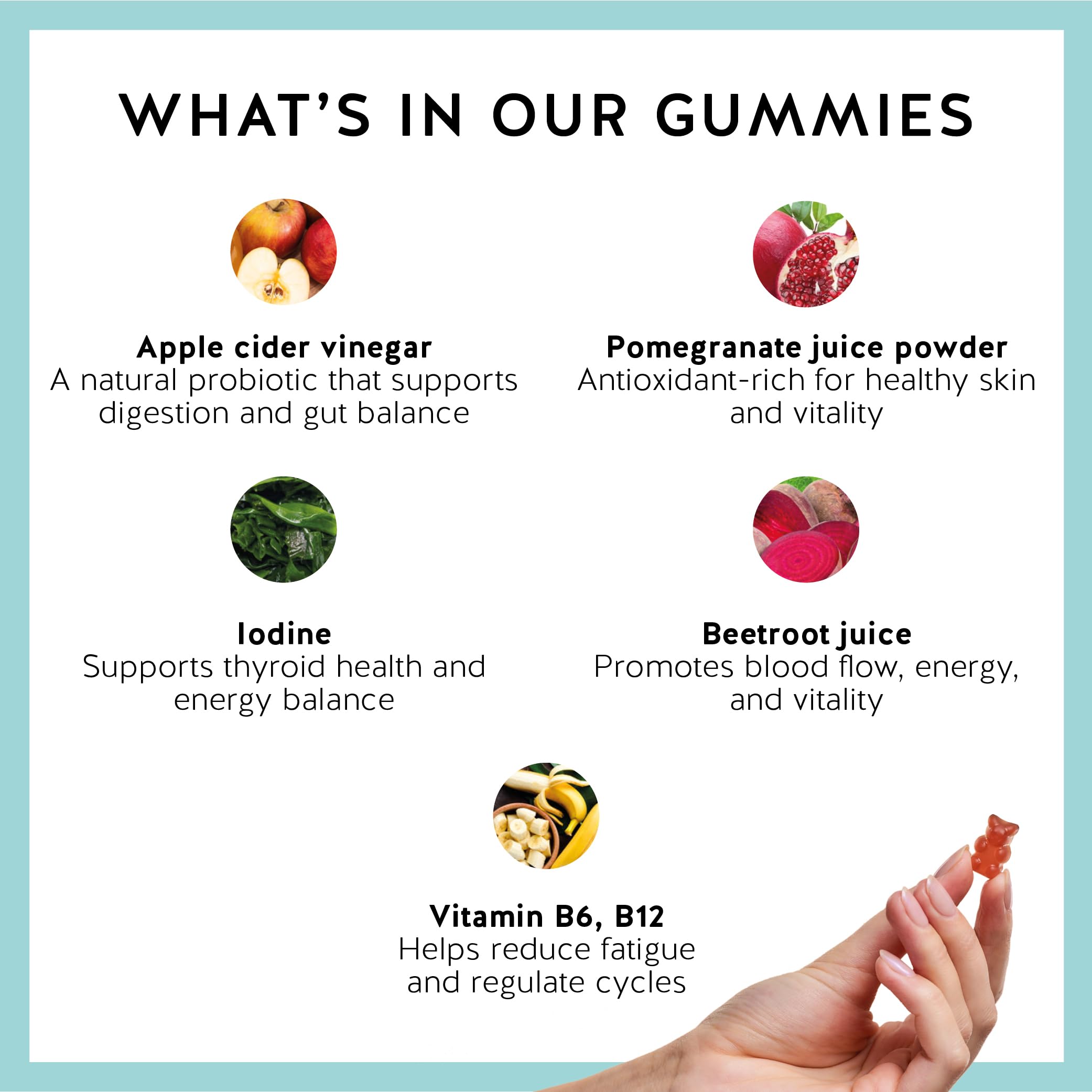 Bears with Benefits Apple Cider Vinegar Gummies for Gut Health Support — Amazon image 4