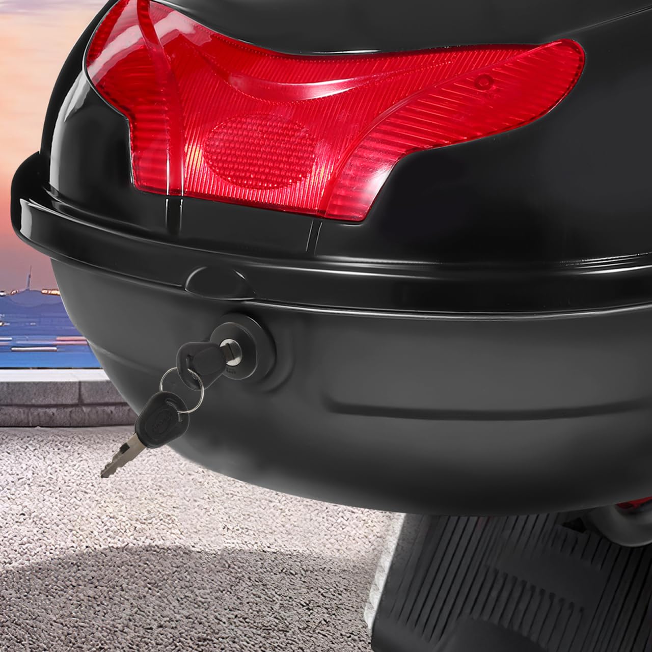 1 Set Serratura per Bagagliaio Posteriore per Scooter e Motociclette Blocco Lega Zinco Sicurezza Ottimale per Installazione Facile e Design Compatto