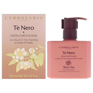 LErbolario Body And Hand Cream - Black Tea for Unisex - 8.4 oz Cream