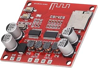 Dual Channel Amplifier Module, BT Power Amplifier Board Small Memory Card Play First Good Filtering Effect DC12‑24V SMD Process for Audio Equipments