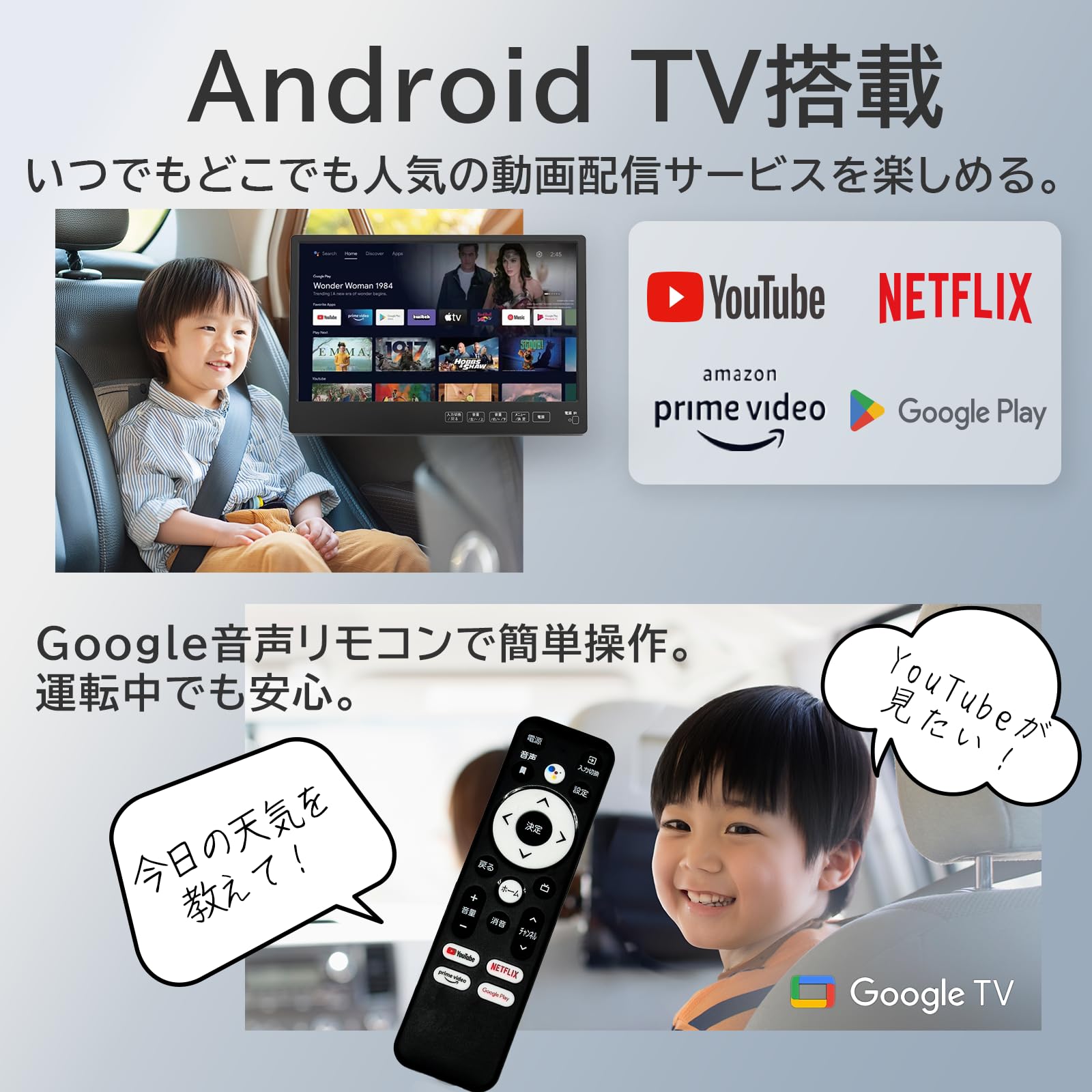 Amazon.co.jp: KEIYO 【ヘッドレストリアモニター】 11.6インチ IPS 